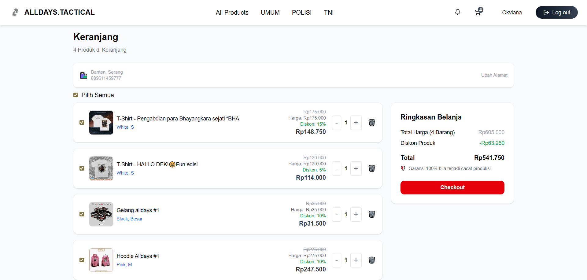 Larashop screenshot 2 (Fullstack)