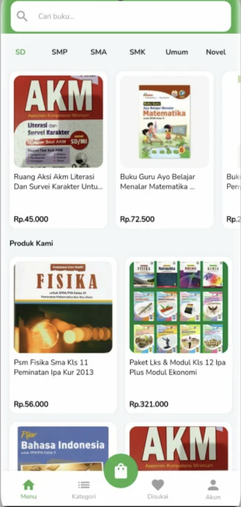 Kios Pelajar screenshot 2 (Mobile)
