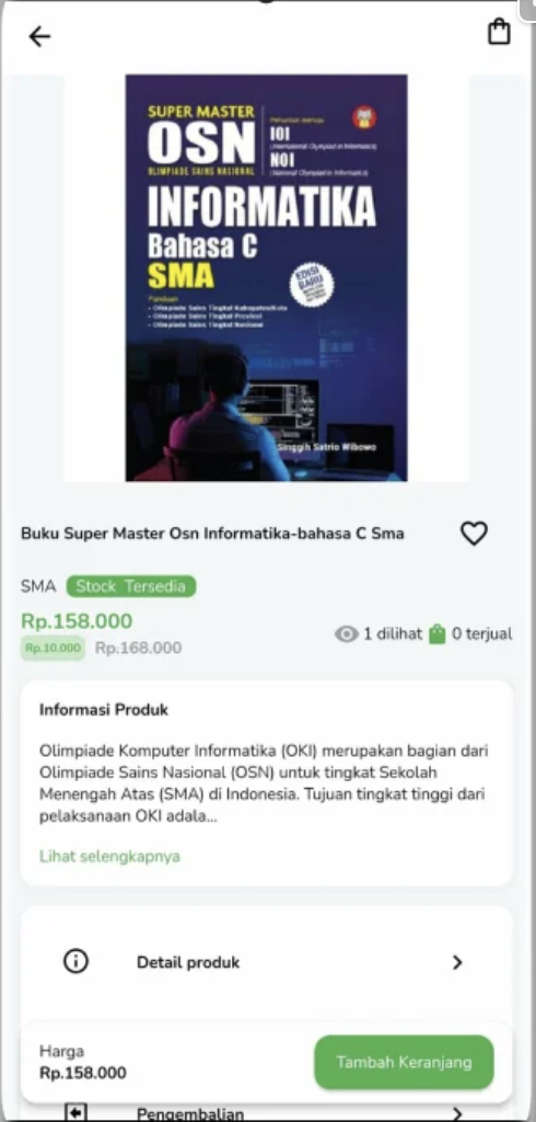 Kios Pelajar screenshot 3 (Mobile)
