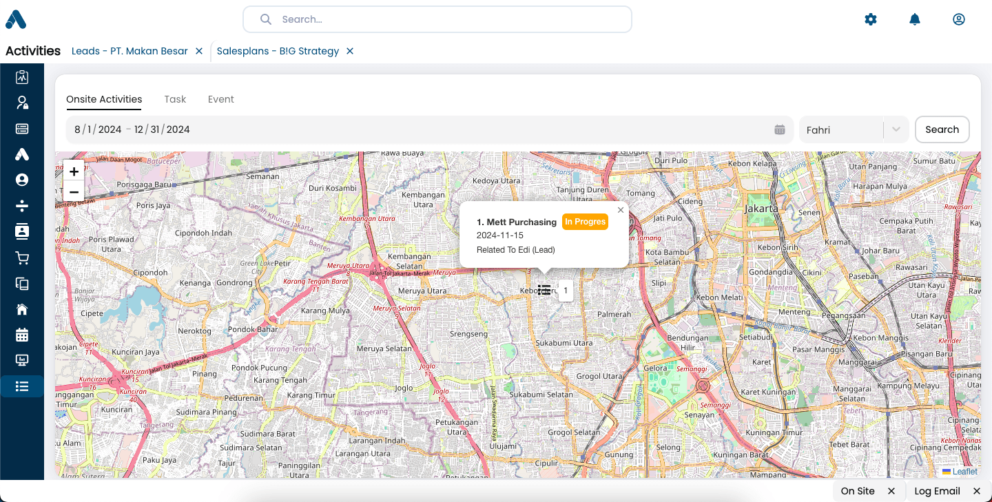 Salesfire screenshot 3 (Web)