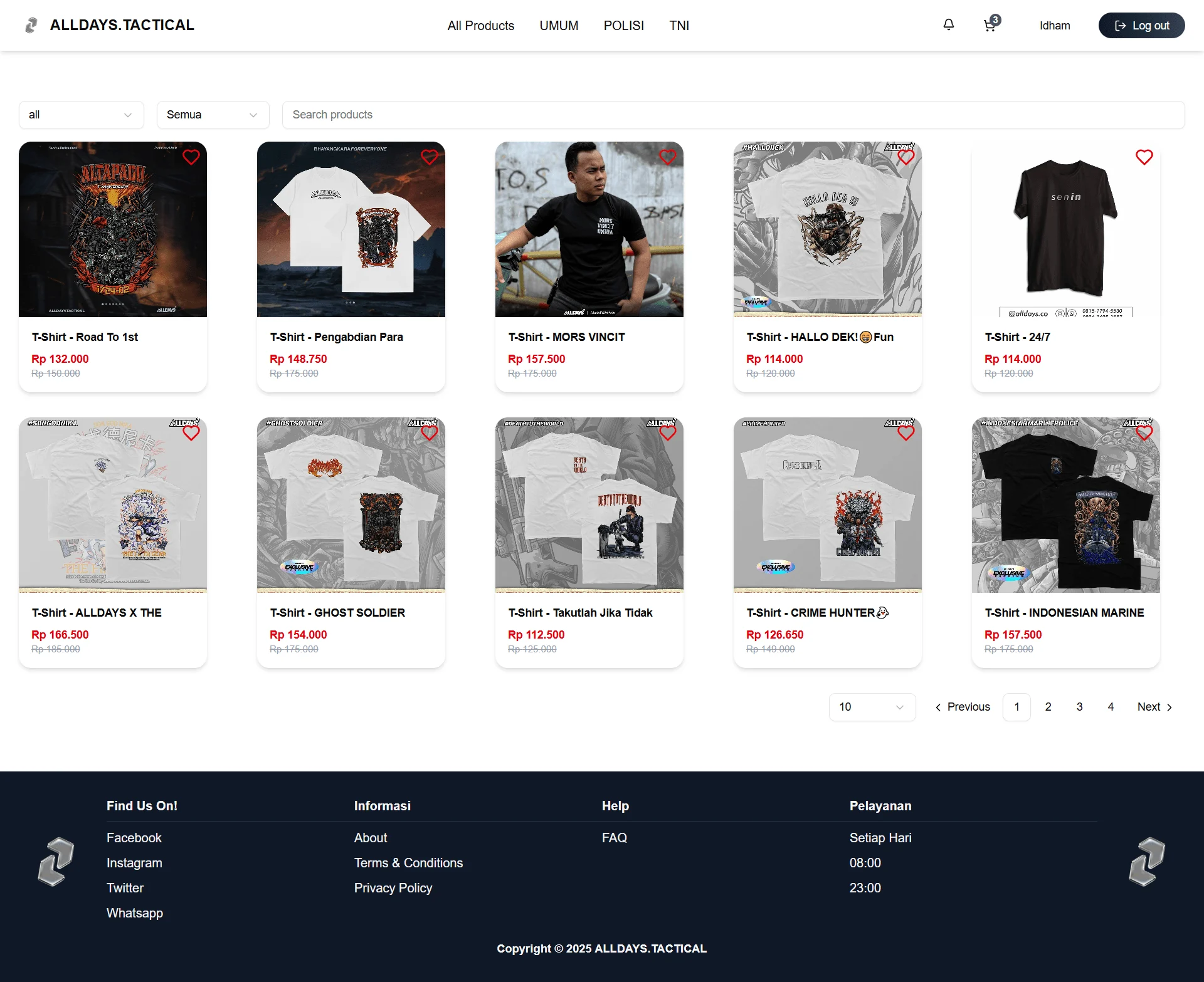 Larashop screenshot 4 (Fullstack)